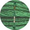 DMC Mouliné Spécial 25 Broderigarn, Ensfarvet, Grønne nuancer